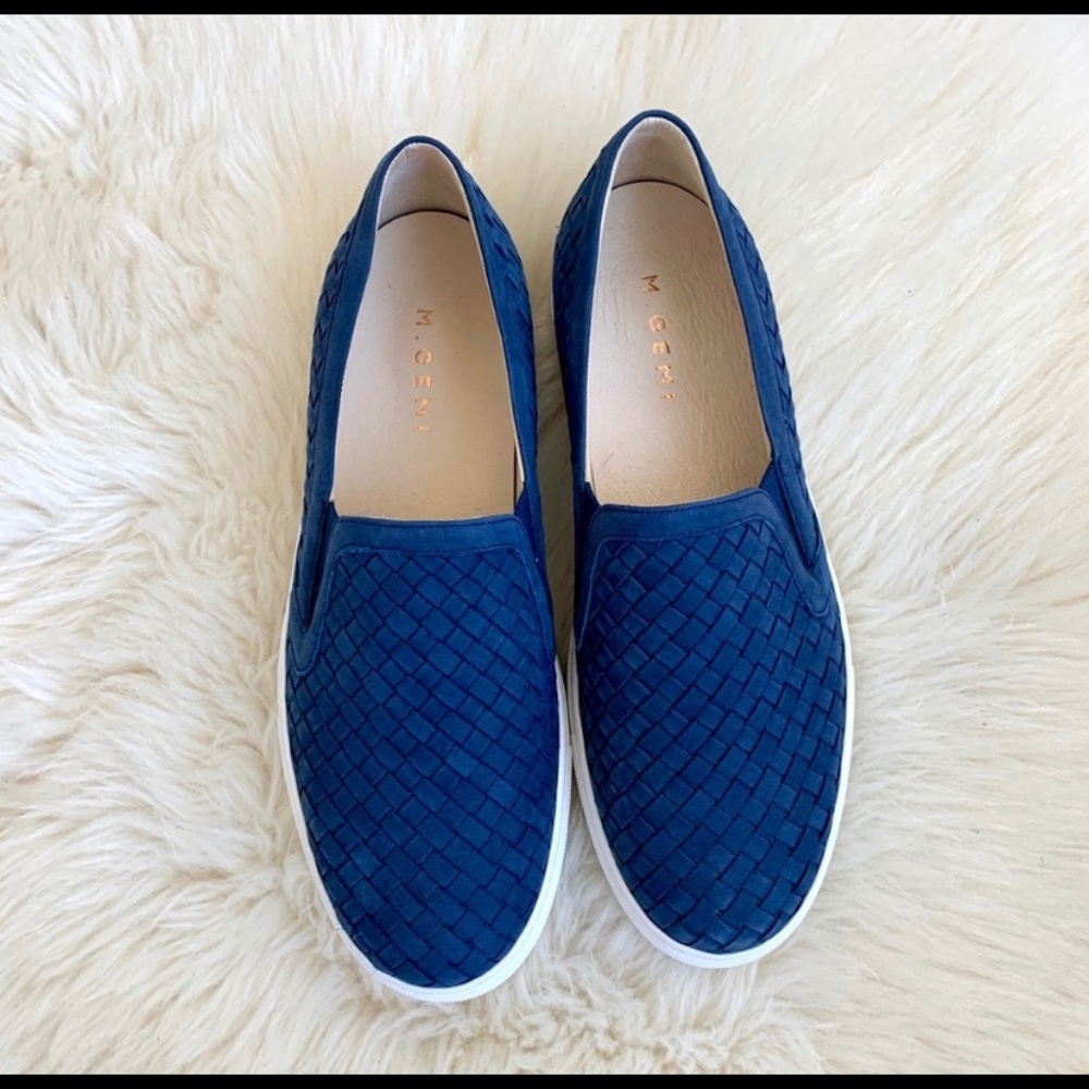 M Gemi Navy Slip Ons